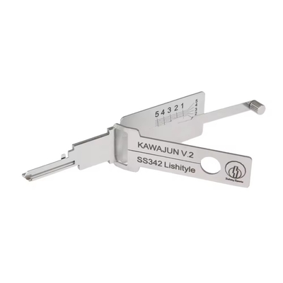acheter Lishi 2in1 Residential Civilian tools Lock Cylinder Opening Tool(SS342) Reader for japan KAWAJUN Locksmith Tools online manufacture