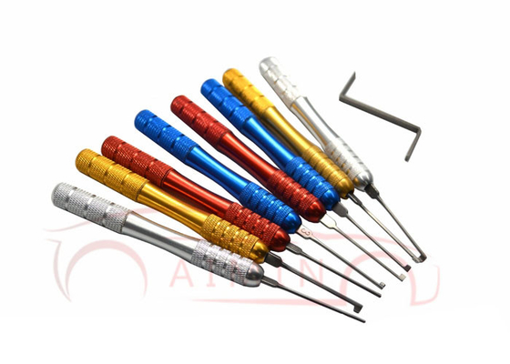 Kabas en acier inoxydable Pratique de verrouillage Des outils de déverrouillage Ensemble de touches Retirer les outils