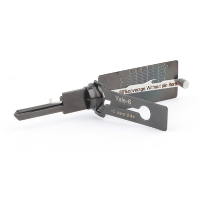 formation de serrurier outils kit Lishi outils Yale-5 Yale-6 cisa-5 serrure piquer 2-IN-1 Pick