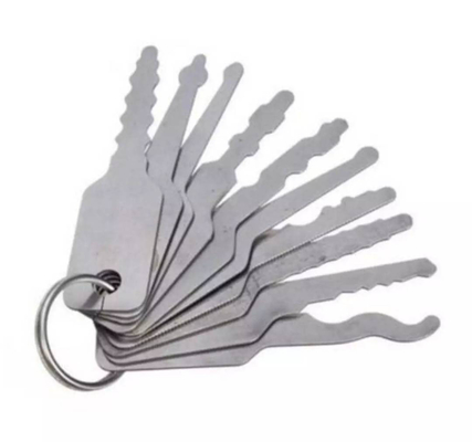 Clés d'essai universelles pour serrurier serrure personnalisée sélectionner ensemble d'outils de sélection de serrure 10 Les deux côtés