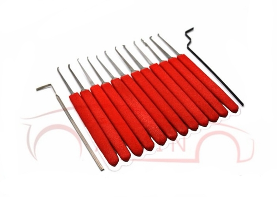 12 pièces de kit de serrurerie à main en acier inoxydable durable pour une manipulation facile du noyau de serrure Idéal pour les serruriers et les amateurs