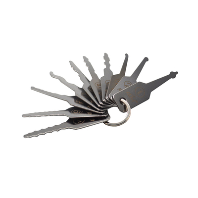 Le cadenas en acier en or KLOM de haute qualité 10 PCS clé de test universelle