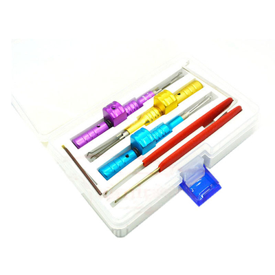 Outils de serrurerie à 6 pièces avec outils de serrurerie en forme de croix réglables
