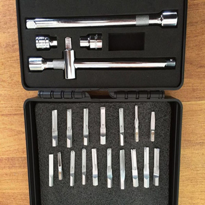 Outils de serrurier en acier inoxydable 18 en 1 Choisir pour la clé de pompe serrures douces et dures