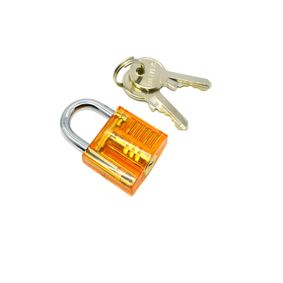 Mini-version de verrouilleur jaune transparent outils de serrurier