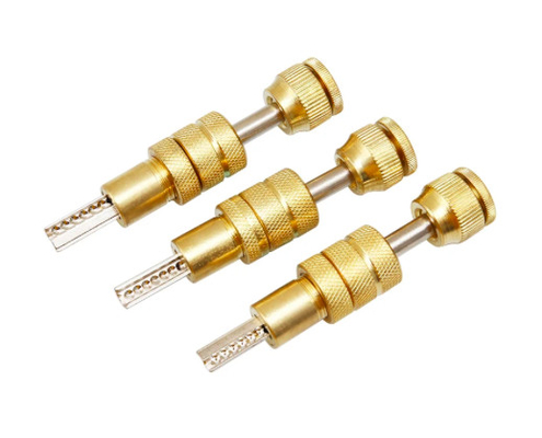Kaba Téléscopique Fermeture à fossettes Fermeture rapide ouverte à la force Kit d'outils 3pcs Outils de serrurier