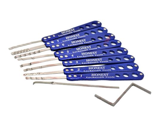 Coffre-fort Outils de serrurier 8 en 2 ensemble de serrure sélectionnez des crochets ensemble de serrure sélectionnez